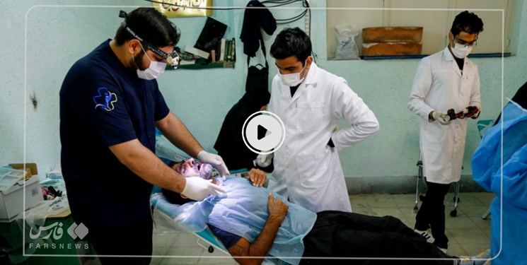 فیلم| «دولت‌آبادآقا» مقصد خدمت جهادی دندانپزشکان قمی